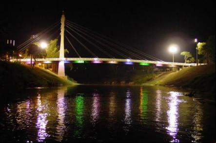 Ponte binacional Wilson Pinheiro sobre o Rio Acre (liga 