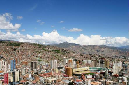 Vista panoramica de La Paz - Foto: Fabrice Audouin